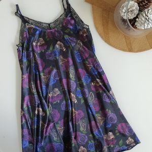 Velvety Moth and Roses Dress/Tunic